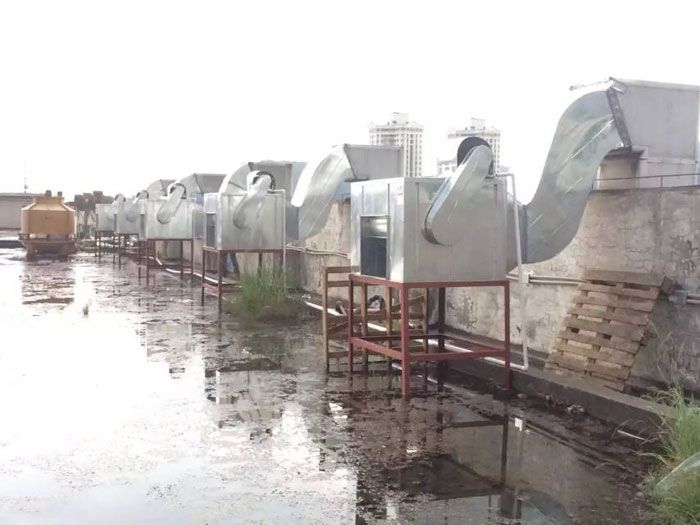 我司石碣台达电子柜式风机工程