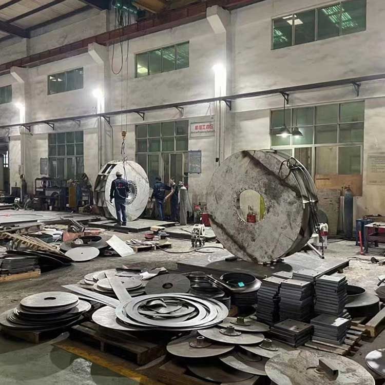 Y4-73锅炉离心引风机钢板原材料剪切