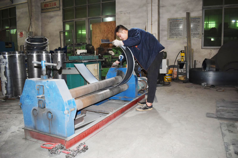 风机蜗牛壳卷圆工艺图